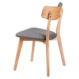 thumbnail of Dudeco Cadeira Funchal Carvalho Cinzento escuro