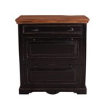 thumbnail of SIT Möbel Schoenenkast mangohout | L 85 x B 40 x H 90 cm | zwart / donkerbruin | 05862-11 | Serie Corsica