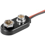 thumbnail of Goobay 1x 9V Block Batteriehalter - lose Kabelenden, wasserabweisend