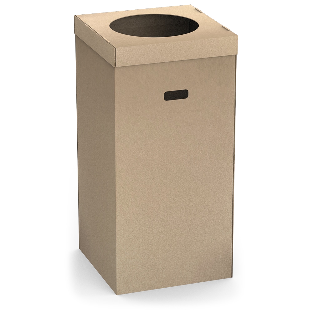 Papelera de cartón para eventos 128 L