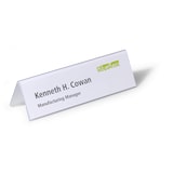 thumbnail of Placa de identificação de mesa DURABLE 805219 210x61/122mm tr 25 pcs./pack.