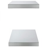 thumbnail of vidaXL Wandregale 2 Stk. 50x23,5x3 cm Silbern Edelstahl