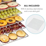 thumbnail of Flavour Dry Dörrautomat Temperatur: 35 - 75 °C digitaler Thermostat Schwarz