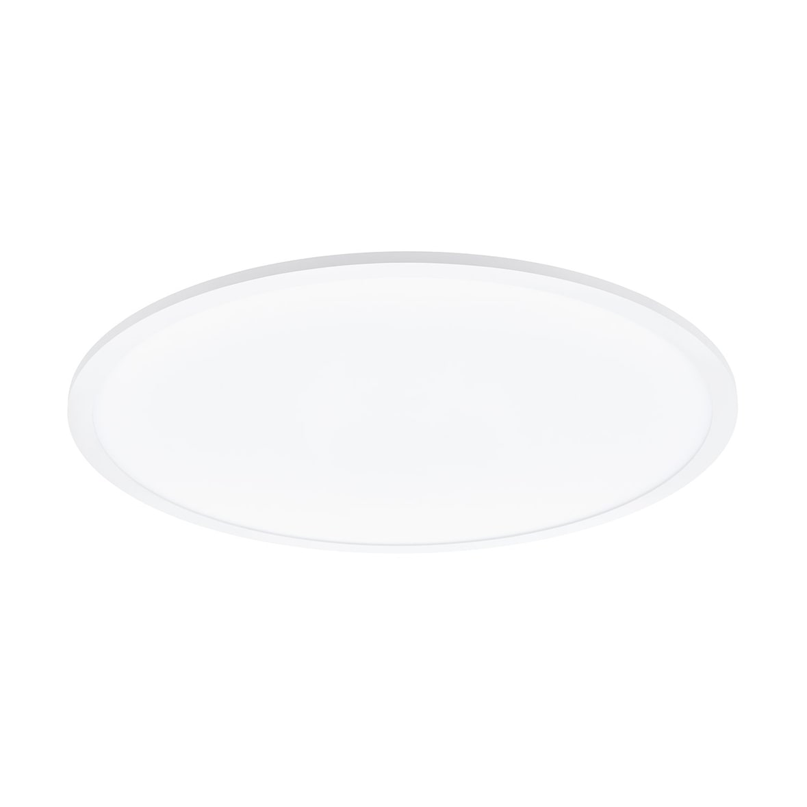 Plafoniera Moderna Sarsina Alluminio Bianco Luce Led Integrato 36W