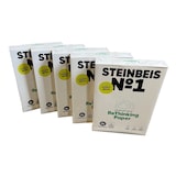 thumbnail of Steinbeis No. 1 Druckerpapier– DIN A4 Recycling-Papier 80 g/m², Weiß & Chlorfrei, 2500 (5 x 500) Blatt hochwertiges Kopierpapier ISO 70 / CIE 55