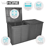 thumbnail of WellHome - XXL Gartentruhe 750L 155x66x80cm
