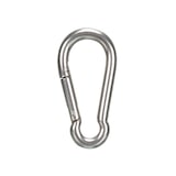 thumbnail of Mousqueton, acier inoxydable, diamètre 8 mm, hauteur 80 mm, largeur 40 mm