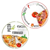 thumbnail of 2er Set Pizzateller Tomate Weiß mit Dekor Ø 31cm - 1x Grün & 1x Rot - 27020533