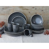thumbnail of CreaTable Industrial Chic anthrazit Kombiservice 16-tlg Steinzeug