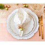 thumbnail of 25 Papierservietten 40x40cm Stoffähnliche Tischservietten Zweigenmotive Einweg