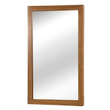 thumbnail of Teak wandspiegel HWC-M75, badkamerspiegel, houten lijst, B-kwaliteit teakhout van hoge kwaliteit (kernhout, 20-30 jaar), 71x40cm