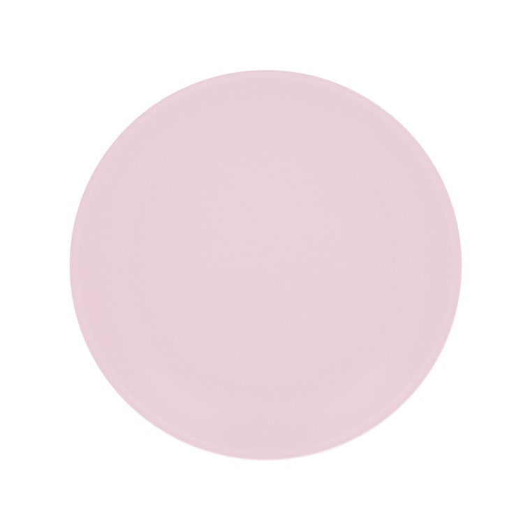MONOUSO - Wiederverwendbare Plastikteller PP-MF Rosa Ø27,4cm (6 Stück)