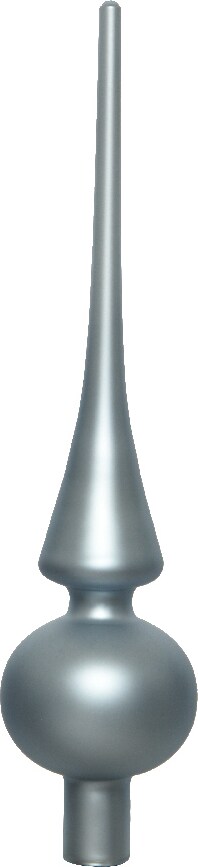 Christbaumspitze Glas 26cm Tannenbaumspitze Weihnachtsbaumspitze uni hellblau