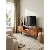 thumbnail of Massives Lowboard im Landhausstil, Fernsehkonsole mit Stauraum, Handgefertigt. 135x45x51 cm | Kadima Design