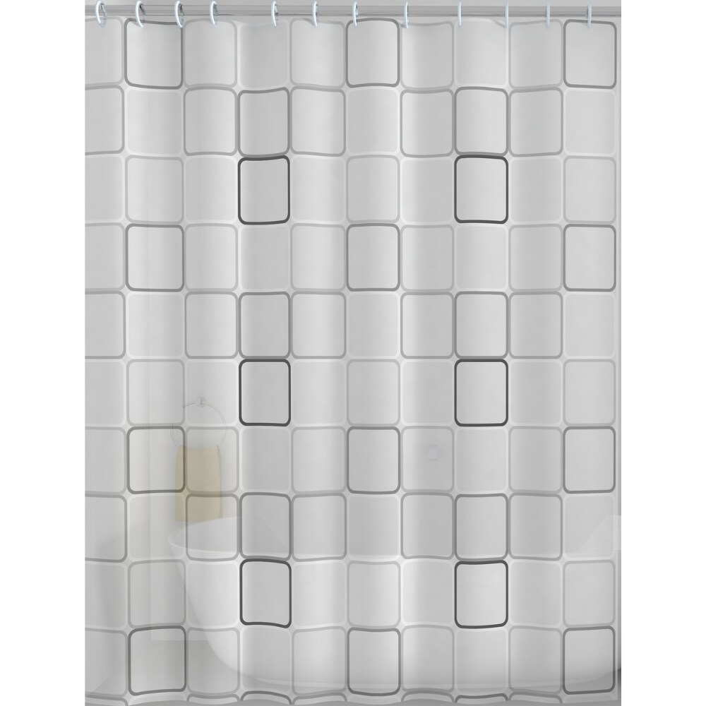 Tenda doccia bagno in peva domino grigia - 240x200 cm