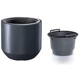 thumbnail of Prosperplast - HEOS 36L Topf mit Reservoir - 39x39x35cm in Anthrazit farbe