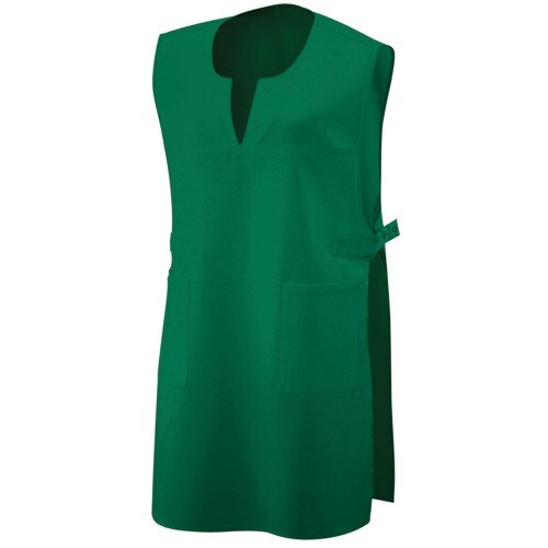 121 - Überwurfschürze : Flaschengrün 65% Polyester 35%Baumwolle 220 g/m² Größe I