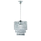 thumbnail of Reality|Luminária pendente trio, D=25cm, H=35cm ~ cromado/claro