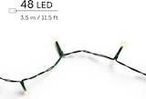 thumbnail of LED Lichterkette 3,5m Basic batteriebetrieben 48 LEDs Twinkle Effekt 8 Funktionen Timer 6h Innen Außen Dekobeleuchtung Warmweiß Grün