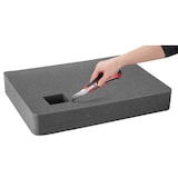 thumbnail of tectake Maletín de transporte con ruedas y asa telescópica - negro - 403593