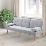 thumbnail of HOMCOM Divano Letto 3 Posti Stile Nordico Reclinabile con Tavolino
