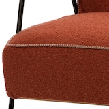 thumbnail of Fauteuil Huggy uni orange -  Autre forme Tissu Amadeus 76.00x60.00 cm