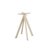 thumbnail of Infinity Terrassentisch Sand gestell + Tropical Wood HPL 70x70 cm