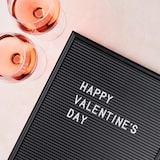 thumbnail of Relaxdays Letterboard, 145 Buchstaben, Zahlen, Sonderzeichen, 45x30 cm, Buchstabentafel zum Stecken, Kunststoff, schwarz