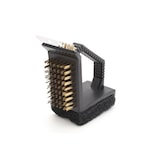 thumbnail of Tarrington House Barbecue reinigingsborstel 3-in-1, kunststof/koperdraad/roestvrij staal, 10 x 12 cm, zwart