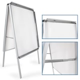 thumbnail of A1 Plakatständer Aluminium, doppelseitig, inkl. 2 Folien - grau