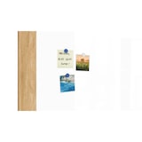 thumbnail of ALLboards Magnetisches Whiteboard, trocken abwischbar PREMIUM 180x120cm, massiver Rahmen im Eichendesign