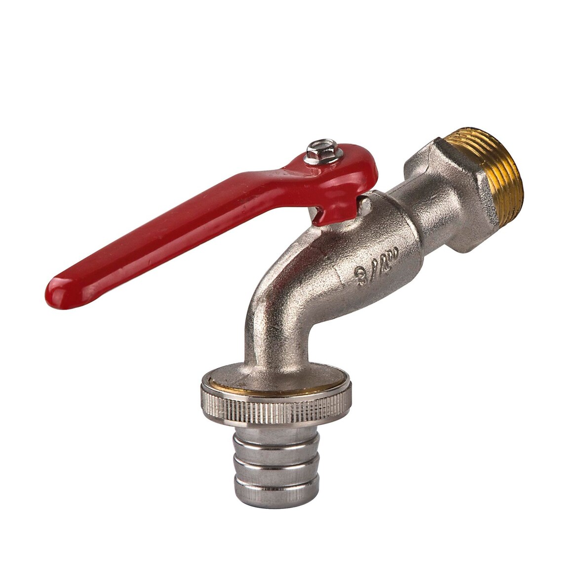 Messing Kugelauslaufhahn 3/4 Zoll Absperrhahn Kugelhahn Garten Auslaufhahn