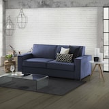 thumbnail of Dmora Festes Sofa Adriana, 2-Sitzer-Sofa, 100% Made in Italy, Wohnzimmersofa aus Stoff, mit Standard-Armlehnen, Cm 180x95h90, Blau