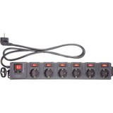 thumbnail of Renkforce RF-3313344 Überspannungsschutz-Steckdosenleiste Schwarz Schutzkontakt 1 St.