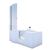 thumbnail of Seniorendusche und Wanne mit Whirlpool S12D-TH-WP-R Dusche 85x170cm