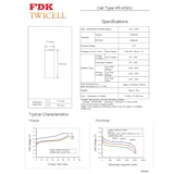 thumbnail of Sanyo HR-4/5AU NiMH Akku 2150mAh 4/5A, 43x17mm mit Lötfahne in U-Form