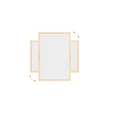 thumbnail of Allboards Weiß Pinnwand mit Holz Rahmen 60x40cm Korktafel Korkwand Pinnwand Kork Oberfläche