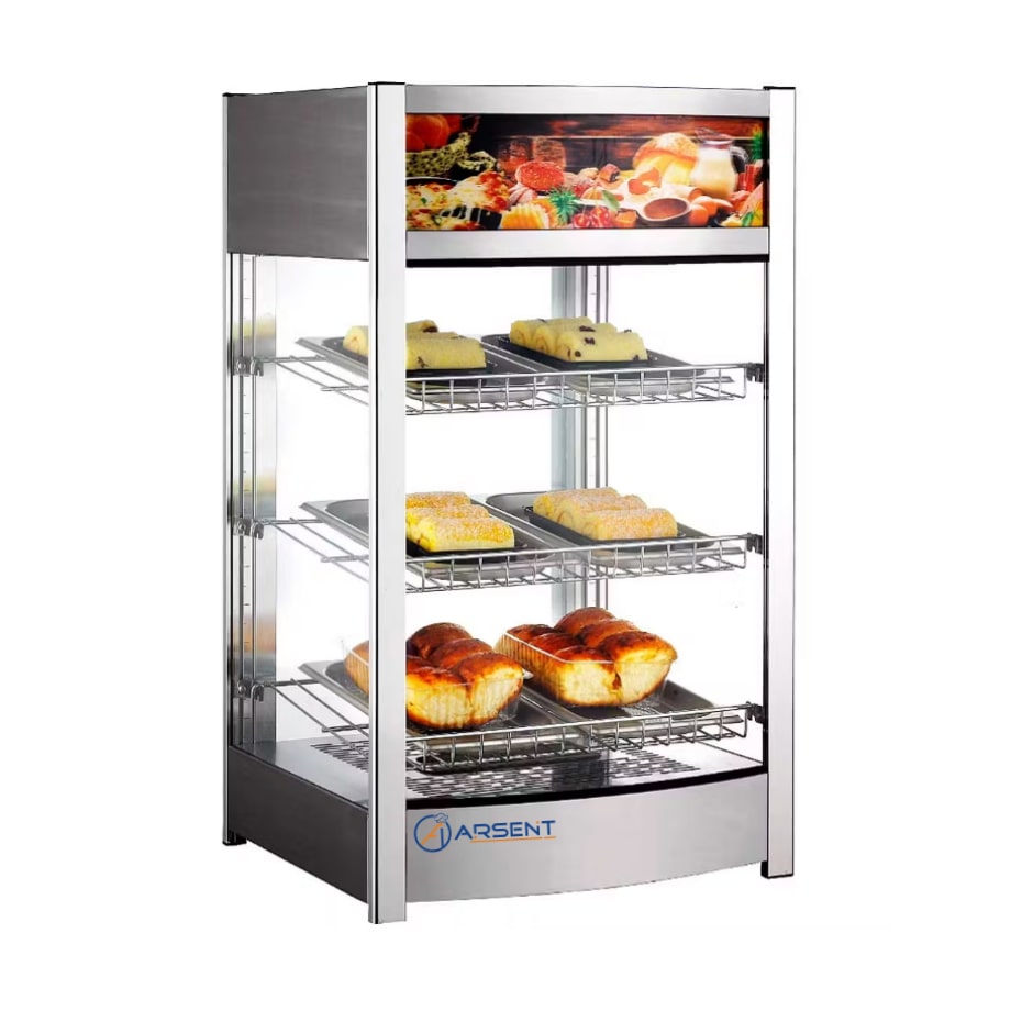 Vitrina caliente 97 L