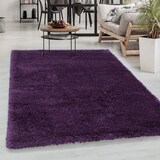 thumbnail of Carpetsale24 Shaggy Hochflor Teppich Lila 240x340 cm Extra Weich & Waschbar - Jute Rückseite, Einfarbig & Flauschig für Wohnzimmer & Schlafzimmer