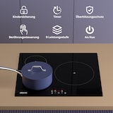 thumbnail of CIARRA Piano Cottura a Induzione 60cm Piani Cottura 3 Zone Piano Cottura a Induzione Incasso con Touch VM3BIH-F