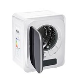 thumbnail of Wäschetrockner Edelstahl 3 kg bis 4 kg 850 W Wandmontage mit Überhitzungsschutz 6 Programmen und Energieklasse G 60x80x40 cm Weiß