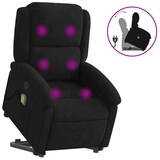 thumbnail of vidaXL Massagesessel mit Aufstehhilfe Schwarz Samt