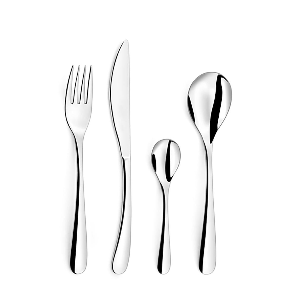 amefa Cubiertos nymphea, acero inoxidable, 27cm-1,5/1,2mm, set de 24 