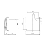 thumbnail of ECA 100 ipro KVZC Kleinraumventilator 0084.0206 - Maico Ventilatoren - LB10287.8