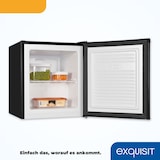 thumbnail of Exquisit Mini Gefrierschrank GB05-040E schwarz | 33 l Nutzinhalt | 4*-Gefrieren | Temperaturregelung