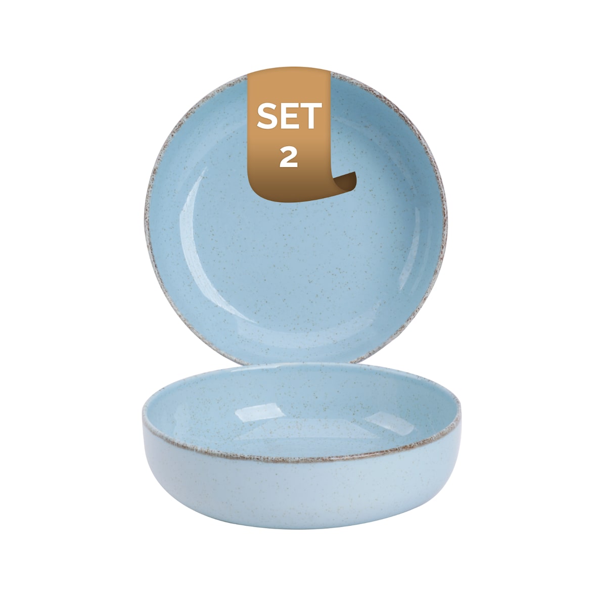 Palmer Schaal Antigo 15 cm 47 cl Hellblau Porzellan 2 Stück