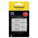 thumbnail of Intenso USB Stick Silber 16GB Triple Pack