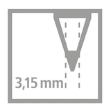 thumbnail of STABILO 322/HB - Lápiz de Grafito Triangular Ergonómico EASYgraph, Diestros