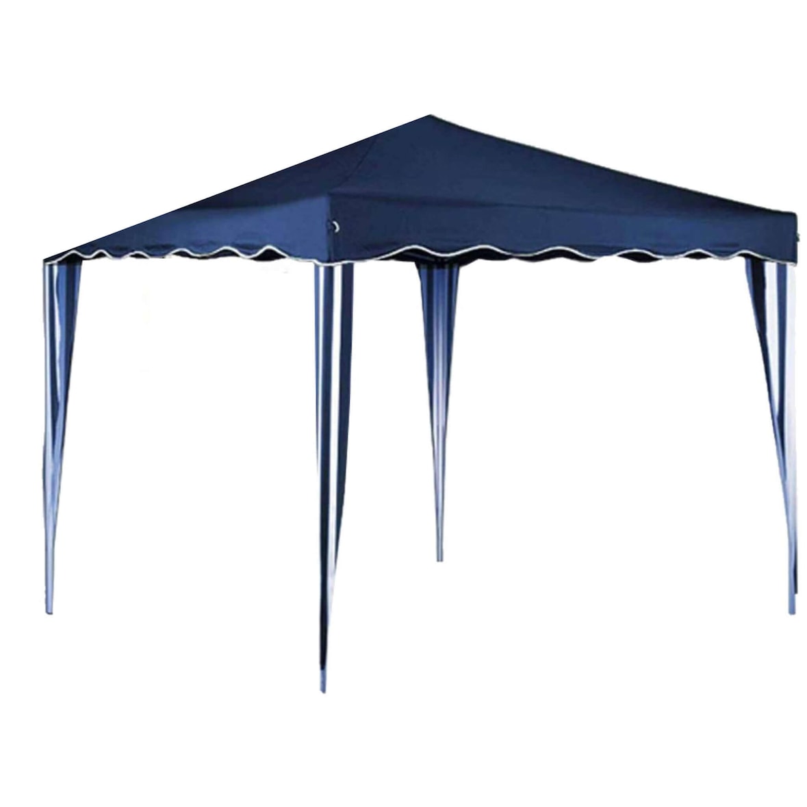 HEBES gazebo pieghevole e richiudibile completo di sacca protettiva 3x3 in metallo colore Blu
