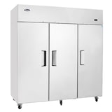 thumbnail of Atosa, Armadio refrigerato BT compatto TRE PORTE 1800mm, acciaio inox, 1800 x 730 x 1945 mm (L x P x A),grigio